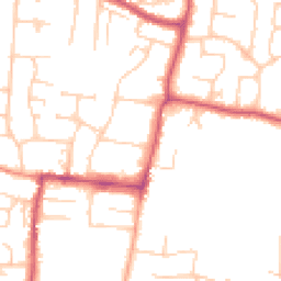 Daytime road noise heatmap for BN16 3EH