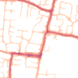 Daytime road noise heatmap for BN16 3EJ