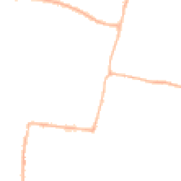 Night-time road noise heatmap for BN16 3EJ