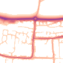 Daytime road noise heatmap for BN16 3FE