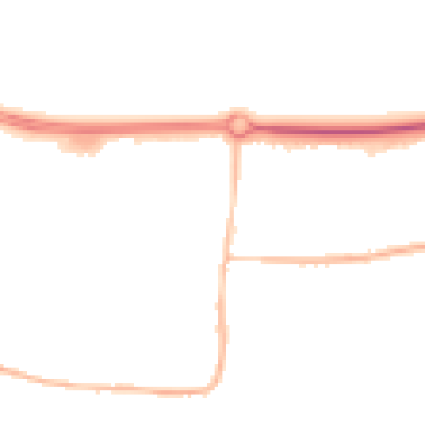 Night-time road noise heatmap for BN16 3FE