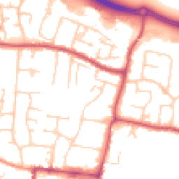 Daytime road noise heatmap for BN16 3HD