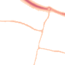 Night-time road noise heatmap for BN16 3JS