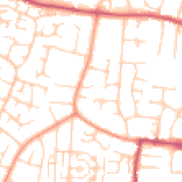 Daytime road noise heatmap for BN16 3PG
