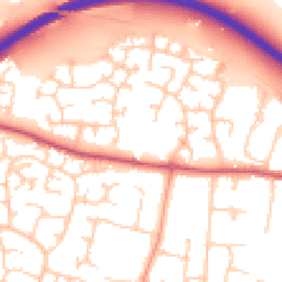 Daytime road noise heatmap for BN16 3PS