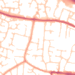 Daytime road noise heatmap for BN16 3QH