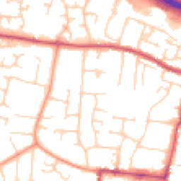 Daytime road noise heatmap for BN16 3QN
