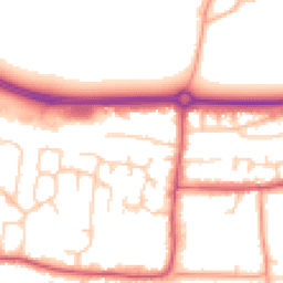 Daytime road noise heatmap for BN16 3RA