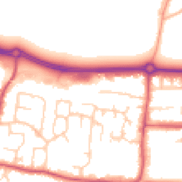 Daytime road noise heatmap for BN16 3RD