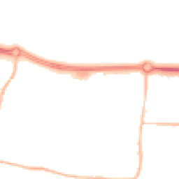Night-time road noise heatmap for BN16 3RD
