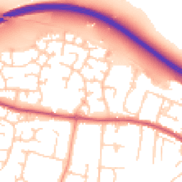 Daytime road noise heatmap for BN16 3US