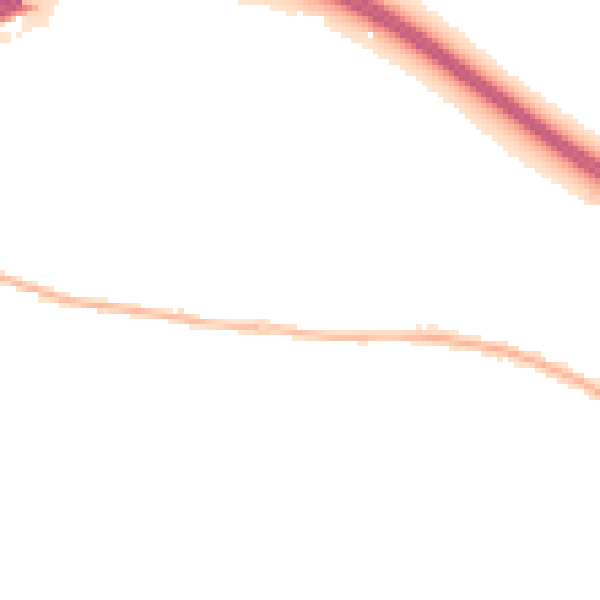 Night-time road noise heatmap for BN16 3UT