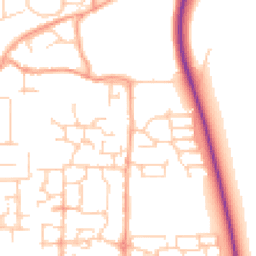 Daytime road noise heatmap for BN16 4AP