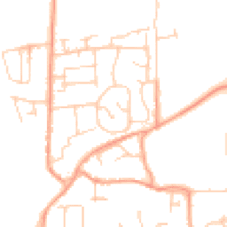 Daytime road noise heatmap for BN16 4BX