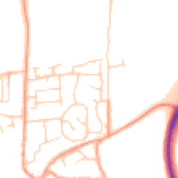 Daytime road noise heatmap for BN16 4DD