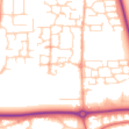 Daytime road noise heatmap for BN16 4GA