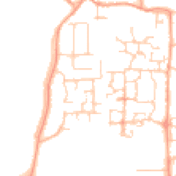 Daytime road noise heatmap for BN16 4HB