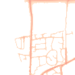 Daytime road noise heatmap for BN16 4LR