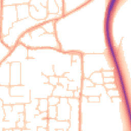 Daytime road noise heatmap for BN16 4NY
