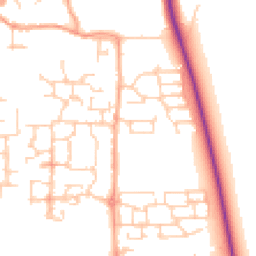 Daytime road noise heatmap for BN16 4PR
