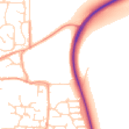 Daytime road noise heatmap for BN16 4QW