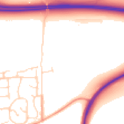 Daytime road noise heatmap for BN16 4RT