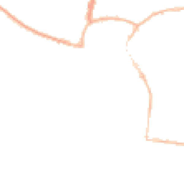 Night-time road noise heatmap for BN17 5AD