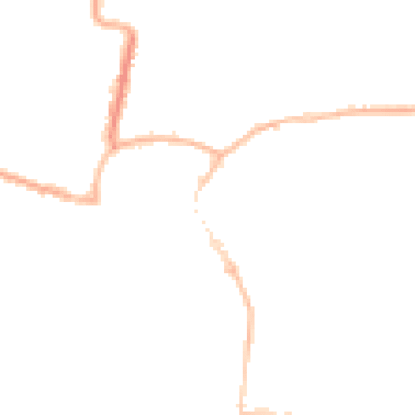 Night-time road noise heatmap for BN17 5AG