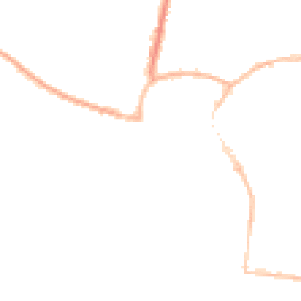 Night-time road noise heatmap for BN17 5BH