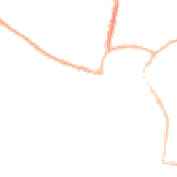 Night-time road noise heatmap for BN17 5BQ