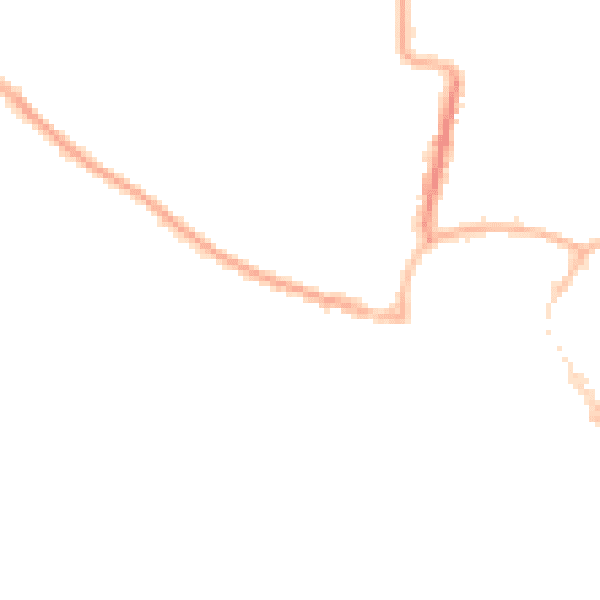 Night-time road noise heatmap for BN17 5BX