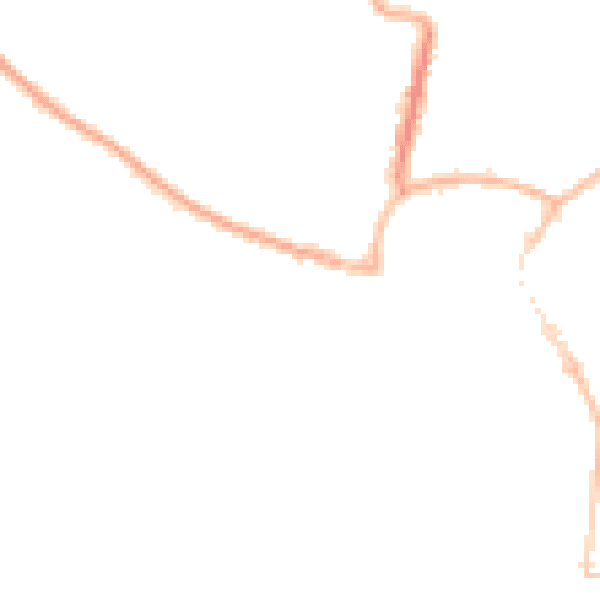 Night-time road noise heatmap for BN17 5BY