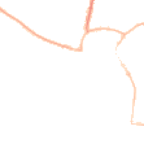 Night-time road noise heatmap for BN17 5DJ