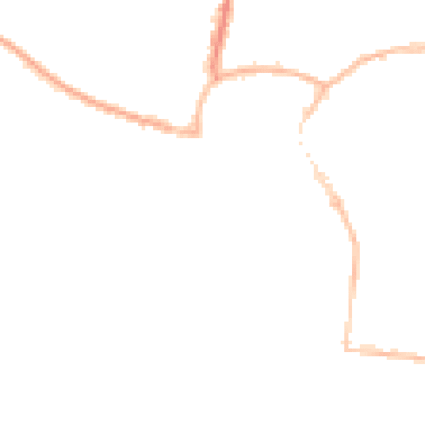 Night-time road noise heatmap for BN17 5DU