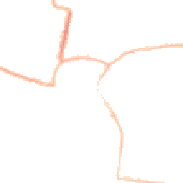 Night-time road noise heatmap for BN17 5DX