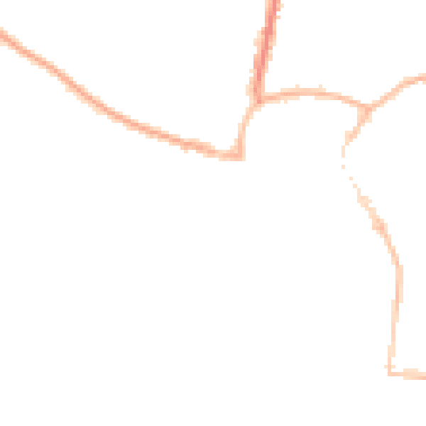 Night-time road noise heatmap for BN17 5DZ