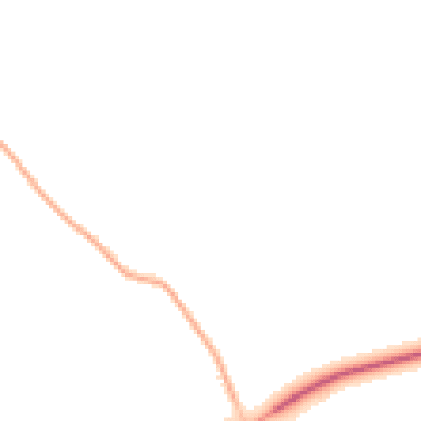 Night-time road noise heatmap for BN17 5QZ