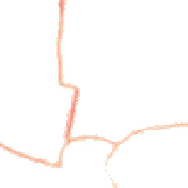 Night-time road noise heatmap for BN17 6EF