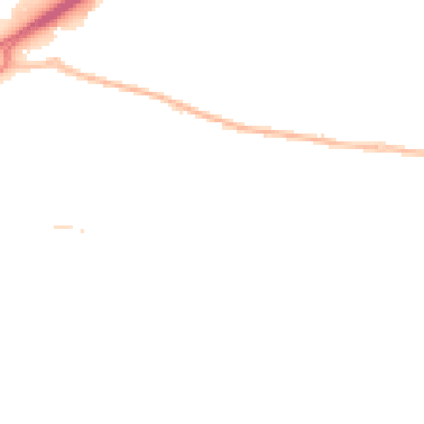 Night-time road noise heatmap for BN17 6RS