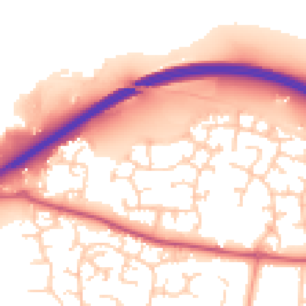 Daytime road noise heatmap for BN17 6UT