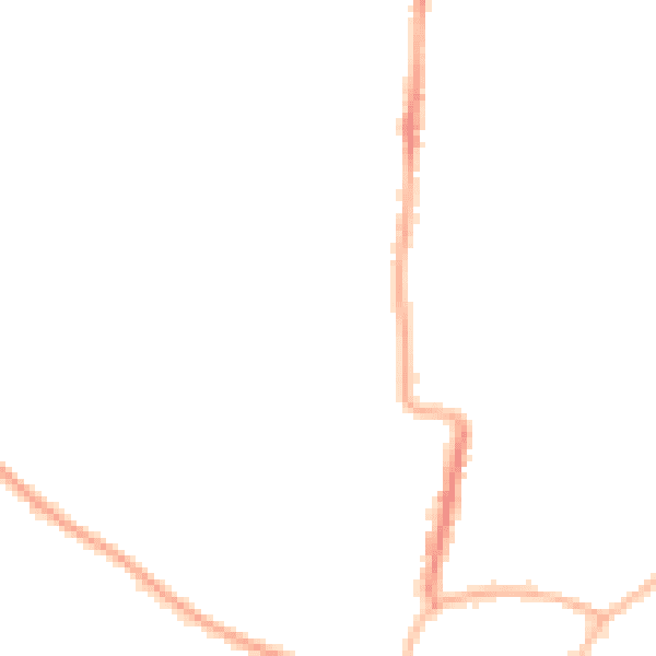 Night-time road noise heatmap for BN17 7HH