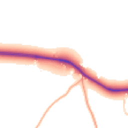 Daytime road noise heatmap for BN18 0AD