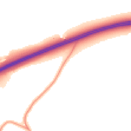 Daytime road noise heatmap for BN18 0AL