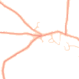 Daytime road noise heatmap for BN18 0AT
