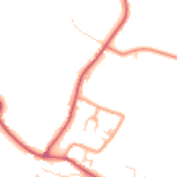 Daytime road noise heatmap for BN18 0AU