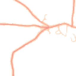 Daytime road noise heatmap for BN18 0AY