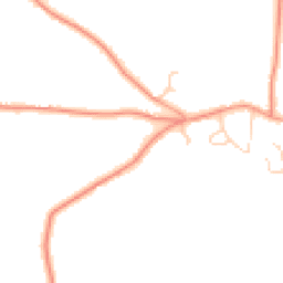 Daytime road noise heatmap for BN18 0AZ