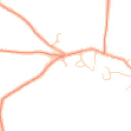 Daytime road noise heatmap for BN18 0BB