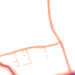 Daytime road noise heatmap for BN18 0BD
