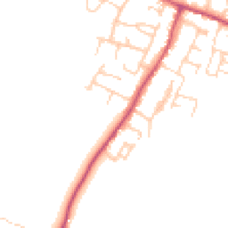 Daytime road noise heatmap for BN18 0BE